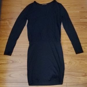 Black sweater dress